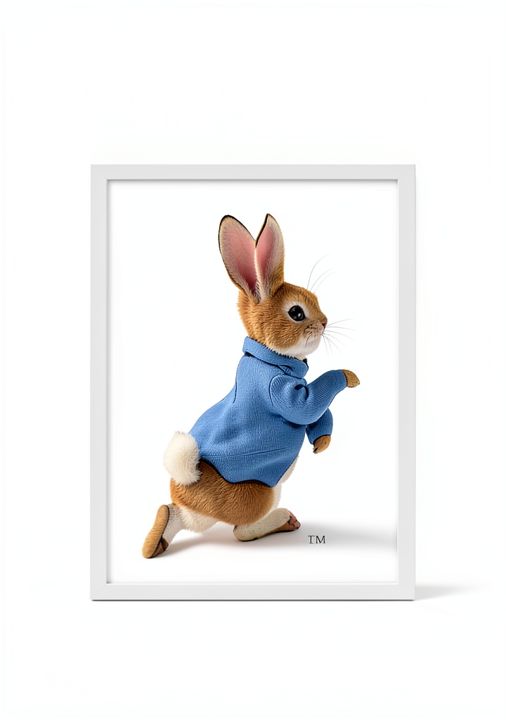 Installing Beatrix Potter Peter Rabbit Kindle Book – New Edition for Preschool on a wooden desk