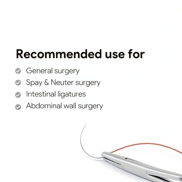 VeterSut VetXANONE Absorbable Suture Size 0 Cutting Needle 36in 12Ct-5