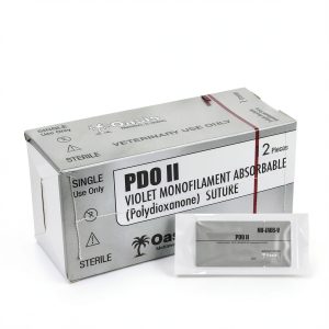 Oasis Vet PDO Surgical Suture 2-0 Needle 75cm Violet 12/Box-0