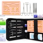 Suture Training Kit WELLiSH Medical Set with 17 Pre‑Cut Wounds Pad-0