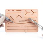 Medarchitect Upgraded Large 3-Layer Suture Pad with Wounds for Practicing Suturing - Not Easily Separate, Tear or Rip (with Anti-Slip Based)-0