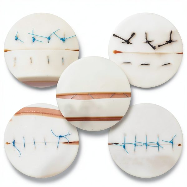 Medarchitect Upgraded Large 3-Layer Suture Pad with Wounds for Practicing Suturing - Not Easily Separate, Tear or Rip (with Anti-Slip Based)-6