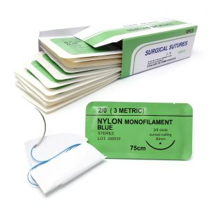 IMEDS Training Sutures 2/0 Nylon 12 Pcs Needle Teaching Set-0