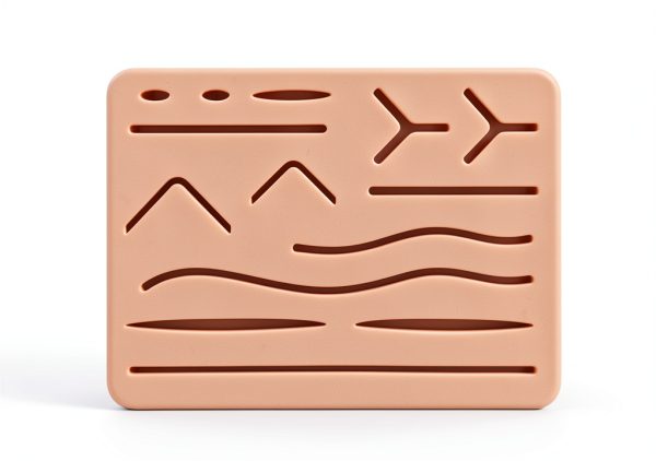 Medarchitect Upgraded Large 3-Layer Suture Pad with Wounds for Practicing Suturing - Not Easily Separate, Tear or Rip (with Anti-Slip Based)-3