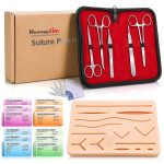 Complete Suture Kit HonwaySim with Tear‑Resistant Pad, 20 Threads-0