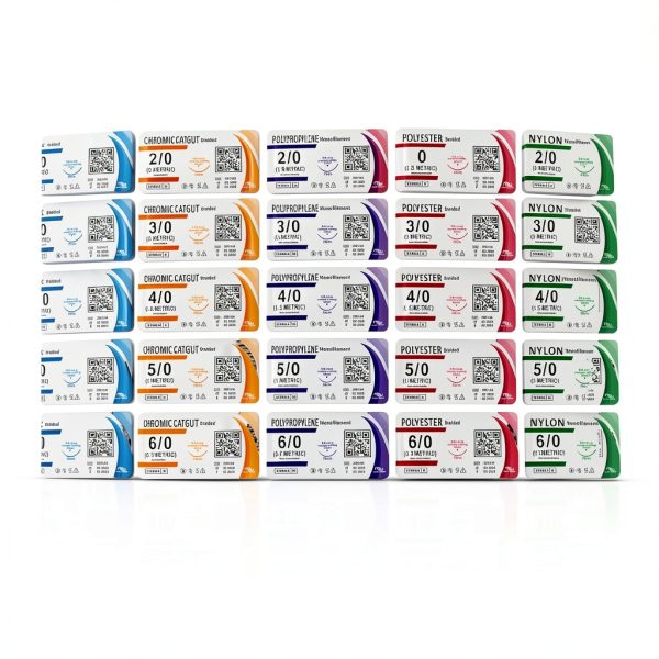 Sutures Thread Matrix Wizard Kit - Absorbable & Non-Dissolvable 49PK-1