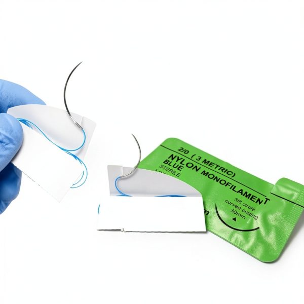 IMEDS Training Sutures 2/0 Nylon 12 Pcs Needle Teaching Set-4