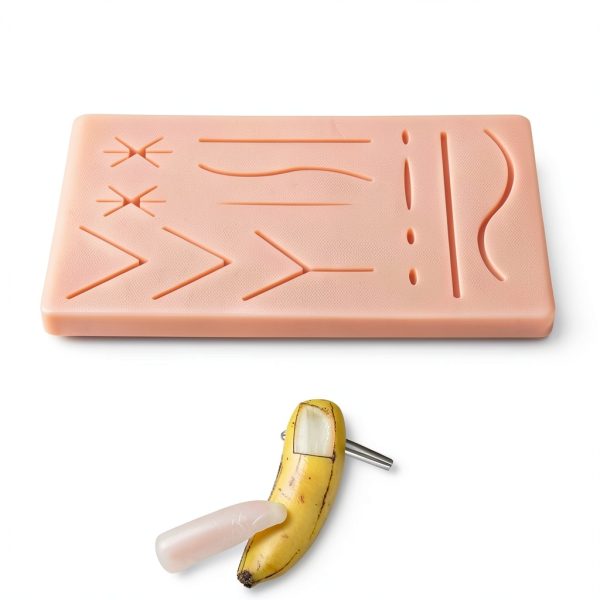 Ultrassist Suture Refill Kit for Medical and Vet Students, Silicone Stitching Pad with Pre-Cut Wounds & Various Sutures, Starter Practice Suture Training Kit (Education Use Only)-4