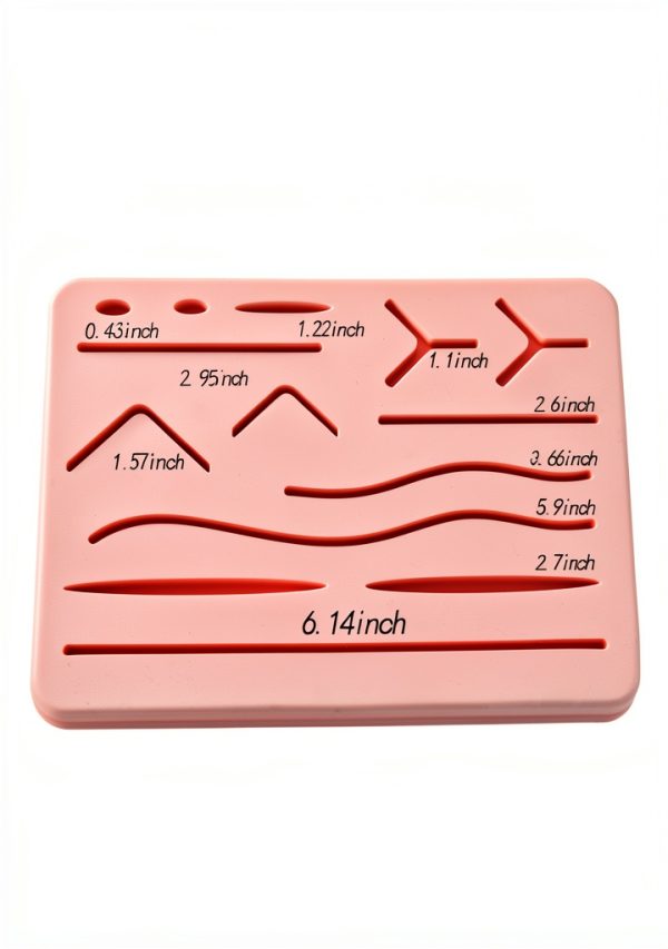 Medarchitect Upgraded Large 3-Layer Suture Pad with Wounds for Practicing Suturing - Not Easily Separate, Tear or Rip (with Anti-Slip Based)-5