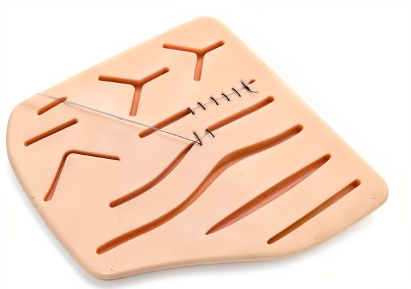 Medarchitect Upgraded Large 3-Layer Suture Pad with Wounds for Practicing Suturing - Not Easily Separate, Tear or Rip (with Anti-Slip Based)-4