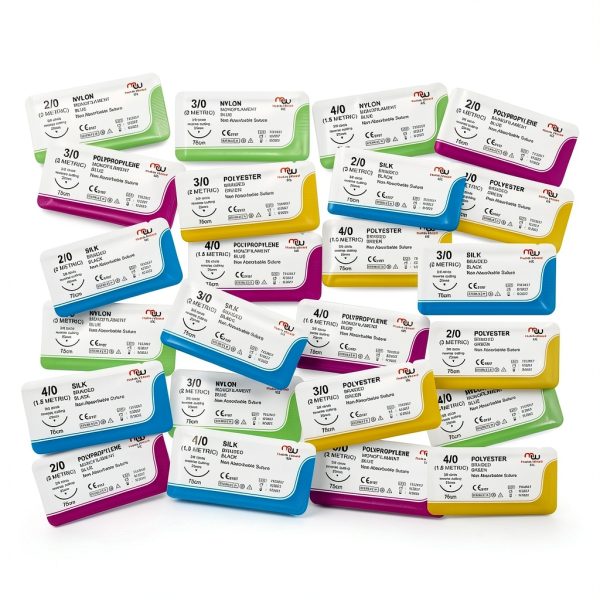 Sutures Thread with Needle Matrix Wizard 24 Mixed 2/0-4/0 Pack-7