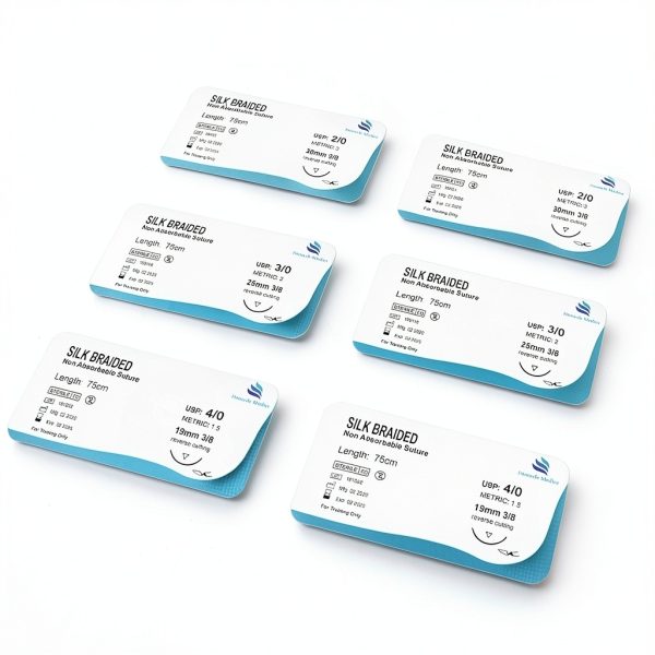 Practice Sutures Thread with Needle 24 Mixed Sizes for Medical-5