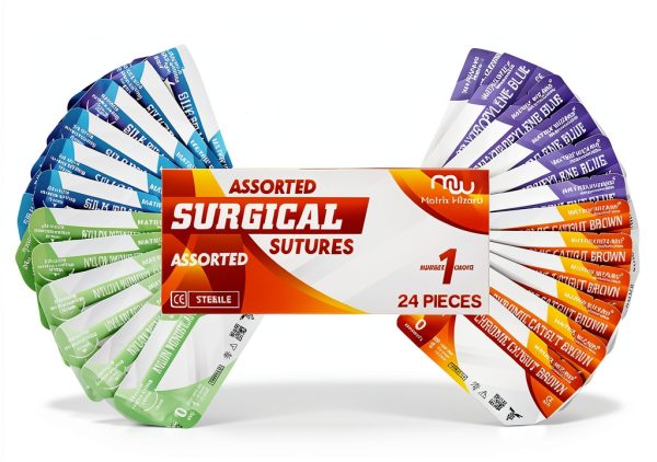 Mixed Sterile Suture Thread with Needle for Medical Training and-4