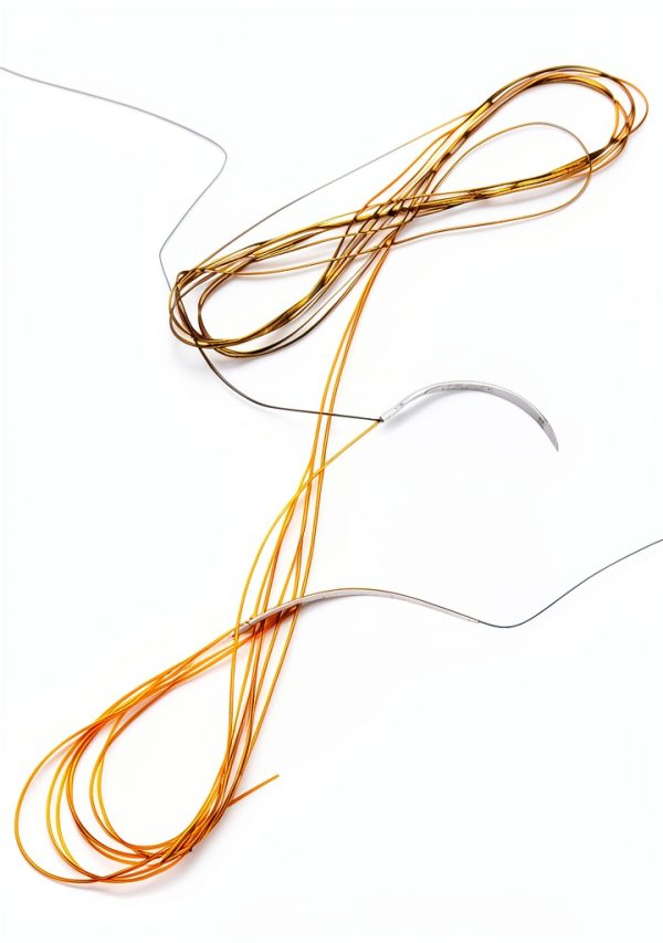 Mixed Sterile Suture Thread with Needle for Medical Training and-1