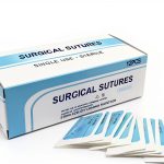 Suture Thread 2-0 Silk Sterile Needle Box 12pcs by HTI-0