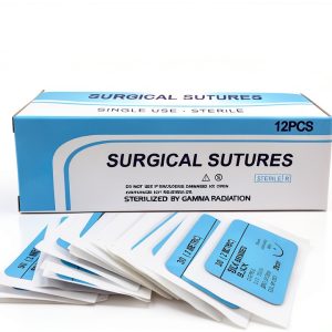 HTI Training Suture Thread 3-0 Silk Sterile 12pcs for Nurse Students-0