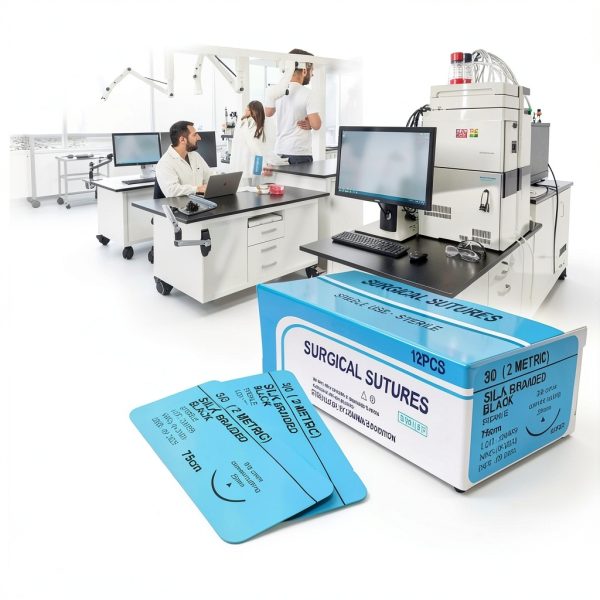HTI Training Suture Thread 3-0 Silk Sterile 12pcs for Nurse Students-5