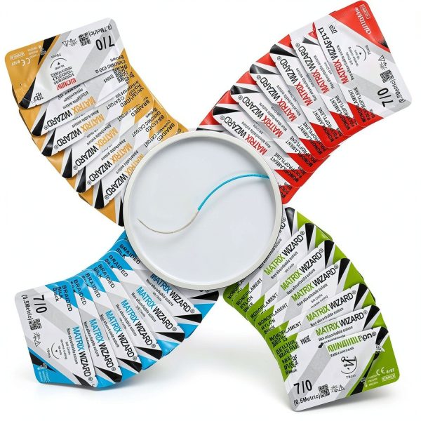 Mixed Sutures Thread with Needle Kit by Matrix Wizard for Medical-2