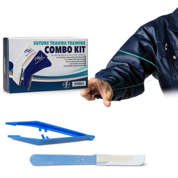 Matrix Wizard Sutures Thread with Needle, Disposable Stapler, Training-3