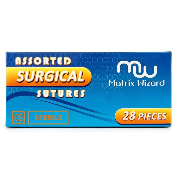 Mixed Sutures Thread with Needle Kit by Matrix Wizard for Medical-6